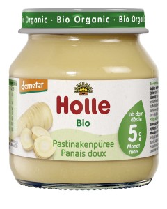 PASTERNAK BEZ DODATKU CUKRÓW BEZGLUTENOWY OD 5 MIESIĄCA DEMETER BIO 125 g (SŁOIK) - HOLLE
