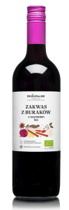 ZAKWAS Z BURAKÓW TRADYCYJNY Z OXYMELEM BIO 750 ml - DELIKATNA