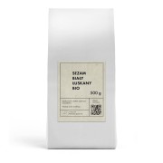 SEZAM BIAŁY ŁUSKANY BIO 500 g - THE PLANET