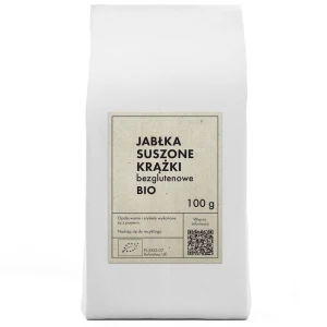JABŁKA SUSZONE KRĄŻKI BEZGLUTENOWE BIO 100 g - THE PLANET