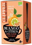 HERBATKA O SMAKU MANGO I OWOCÓW CYTRUSOWYCH BIO (20 x 1,8 g) 36 g - CLIPPER