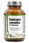 KONICZYNA CZERWONA EKSTRAKT (500 mg) BEZGLUTENOWY 60 KAPSUŁEK - PHARMOVIT (CLEAN LABEL)