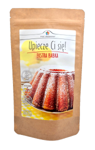 MIESZANKA DO WYPIEKU BABKI BEZ DODATKU CUKRÓW BEZGLUTENOWA 500 g - PIĘĆ PRZEMIAN