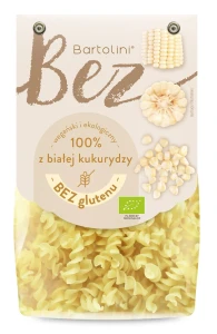 MAKARON (Z BIAŁEJ KUKURYDZY) ŚWIDERKI BEZGLUTENOWY BIO 250 g - BARTOLINI