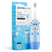 SZCZOTECZKA SONICZNA CA910 DLA DZIECI NIEBIESKA ŻYRAFA - NORDICS EXPERT