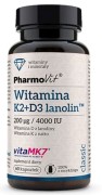 WITAMINA K2 + D3 BEZGLUTENOWA 60 KAPSUŁEK - PHARMOVIT (CLASSIC)