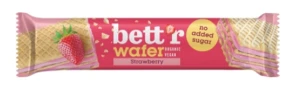 WAFELEK Z KREMEM ORZECHOWO - TRUSKAWKOWYM BEZ DODATKU CUKRÓW BIO 30 g - BETT'R