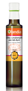 OLEJ Z PRAŻONYCH PESTEK DYNI TŁOCZONY NA ZIMNO 250 ml - OLANDIA