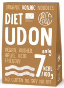 MAKARON (KONJAC) UDON BEZGLUTENOWY BIO 385 g (300 g) - DIET-FOOD