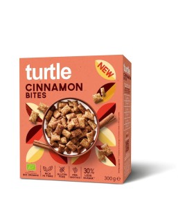 PODUSZKI ZBOŻOWE CYNAMONOWE BEZGLUTENOWE BIO 300 g - TURTLE