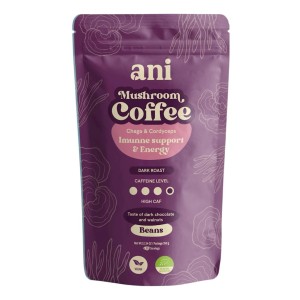 KAWA ZIARNISTA ARABICA Z CHAGA I CORDYCEPS BIO 350 g - ANI