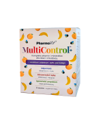 MULTIWITAMINA (MULTICONTROL) DLA DZIECI I MŁODZIEŻY BEZGLUTENOWA 30 SASZETEK - PHARMOVIT