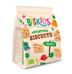 CIASTECZKA WIELOZBOŻOWE JABŁKOWE ZWIERZĘTA BIO 100 g - BISKIDS