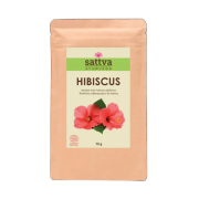 ZAKWASZACZ ROŚLINNY DO HENNY HIBISKUS ECO 70 g - SATTVA (AYURVEDA)
