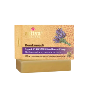 MYDŁO W KOSTCE DO CIAŁA KUMKUMADI ECO 100 g - SATTVA (AYURVEDA)