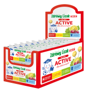 LIZAK O SMAKU WINOGRONO - CYTRYNA DLA AKTYWNYCH BEZ CUKRU BEZGLUTENOWY 6 g - ZDROWY LIZAK (MNIAM MNIAM)