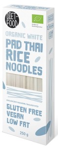 MAKARON (RYŻOWY) NOODLE PAD THAI BEZGLUTENOWY BIO 250 g - DIET-FOOD