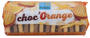 CIASTKA MARKIZY MINI Z KREMEM KAKAO - POMARAŃCZA BIO 85 g - PURAL
