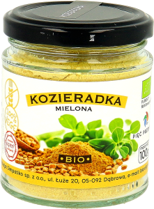KOZIERADKA MIELONA BEZGLUTENOWA BIO 100 g - PIĘĆ PRZEMIAN