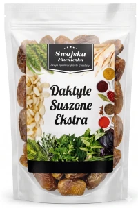 DAKTYLE z Egiptu SUSZONE EKSTRA BEZ PESTEK 1Kg Swojska Piwniczka