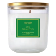 ŚWIECA SOJOWA ZAPACHOWA LIŚĆ EUKALIPTUSA 180 ml - YOUR CANDLE