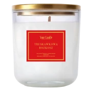 ŚWIECA SOJOWA ZAPACHOWA TRUSKAWKOWA ROZKOSZ 180 ml - YOUR CANDLE