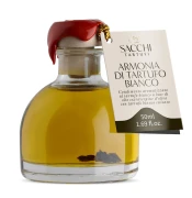 OKAZJA PRZYPRAWA NA BAZIE OLIWY Z OLIWEK Z TRUFLĄ BIAŁĄ 50 ml - SACCHI TARTUFI 