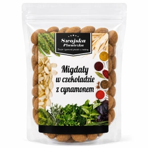 MIGDAŁY W MLECZNEJ CZEKOLADZIE Z CYNAMONEM 200G SWOJSKA PIWNICZKA