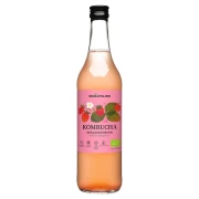 OKAZJA KOMBUCHA O SMAKU DZIKIEJ POZIOMKI BIO 500 ml - DELIKATNA