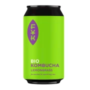 OKAZJA KOMBUCHA HERBATA CZARNA Z TRAWĄ CYTRYNOWĄ BEZGLUTENOWA BIO 330 ml - FOREVER YOUNG KOMBUCHA