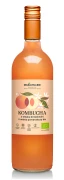 OKAZJA KOMBUCHA O SMAKU BRZOSKWINI I KWIATU POMARAŃCZY BIO 750 ml - DELIKATNA