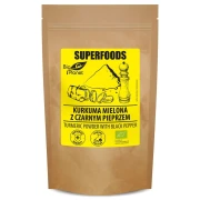 OKAZJA KURKUMA MIELONA Z CZARNYM PIEPRZEM BIO 200 g - BIO PLANET SUPERFOODS