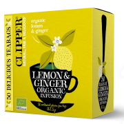 HERBATKA Z IMBIREM I CYTRYNĄ BIO (50 x 2,25 g) 112,5 g - CLIPPER