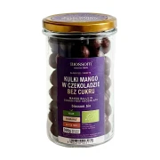 KULKI MANGO W CZEKOLADZIE BEZ DODATKU CUKRÓW BEZGLUTENOWE BIO 300 g - BIOSSOM