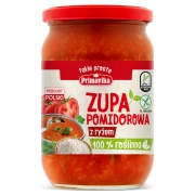 OKAZJA ZUPA POMIDOROWA Z RYŻEM BEZGLUTENOWA 700 g - PRIMAVIKA