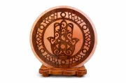 LAMPA SOLNA Z MOTYWEM CHAMSA 5 kg - HIMALAYAN SALT