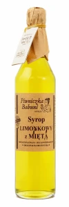 SYROP LIMONKOWY Z MIĘTĄ 500ML PIWNICZKA BABUNI