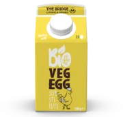 OKAZAJA ROŚLINNY ZAMIENNIK 8 JAJ W PŁYNIE BEZGLUTENOWY BIO 500 g - THE BRIDGE