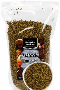 PISTACJE SUROWE NIESOLONE KOSTKA 500g SWOJSKA PIWNICZKA