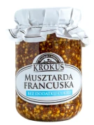 OKAZJA MUSZTARDA FRANCUSKA BEZ DODATKU CUKRÓW 185 g - KROKUS