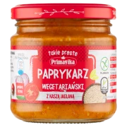 PAPRYKARZ WEGAŃSKI Z KASZĄ JAGLANĄ BEZGLUTENOWY 160 g - PRIMAVIKA