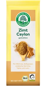 CYNAMON CEJLOŃSKI MIELONY BIO 50 g - LEBENSBAUM