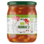 FASOLA W SOSIE POMIDOROWYM BEZGLUTENOWA BIO 440 g - PRIMAVIKA