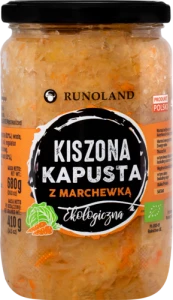 KAPUSTA KISZONA Z MARCHEWKĄ BIO 680 g (410 g) - RUNOLAND