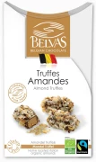 CZEKOLADKI BELGIJSKIE TRUFLE Z MIGDAŁAMI FAIR TRADE BEZGLUTENOWE BIO 100 g - BELVAS