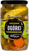 OGÓRKI KONSERWOWE KARTUSKIE BIO 670 g (360 g) - RUNOLAND