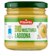 MUSZTARDA ŁAGODNA BIO 170 g - PRIMAVIKA