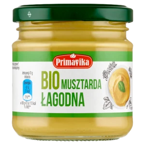 MUSZTARDA ŁAGODNA BIO 170 g - PRIMAVIKA