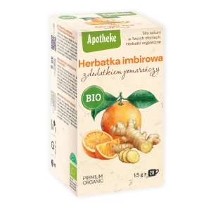HERBATKA IMBIROWA Z POMARAŃCZĄ BIO (20 x 1,5 g) 30 g - APOTHEKE