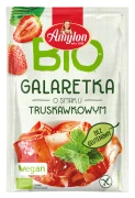 GALARETKA Z AGAREM O SMAKU TRUSKAWKOWYM BEZGLUTENOWA BIO 40 g - AMYLON